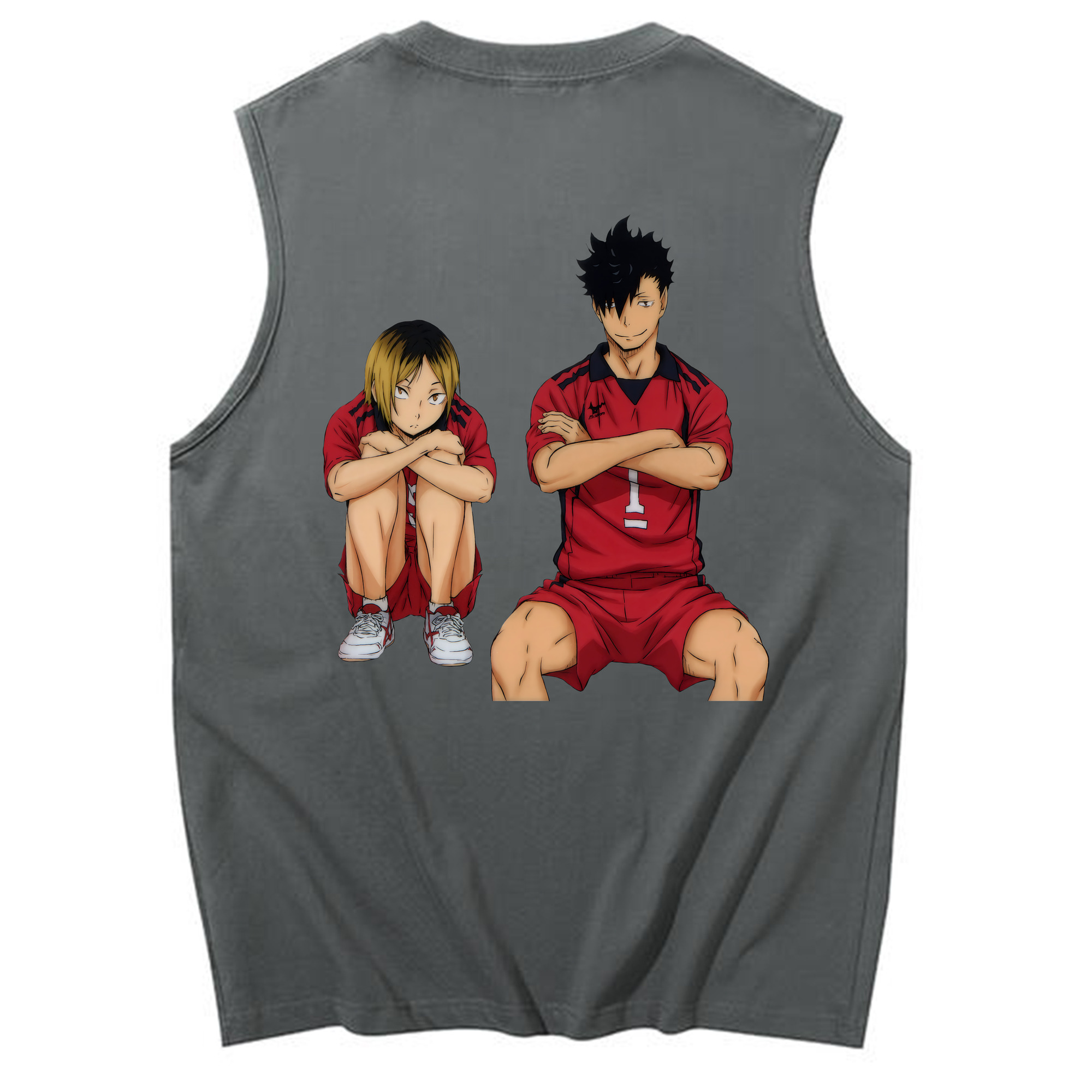 （画像用） ハイキュー!! Haikyu!! コットン100％タンクトップ（背面プリント）